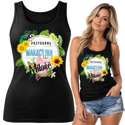 TANK TOP ŚMIESZNY DAMSKI